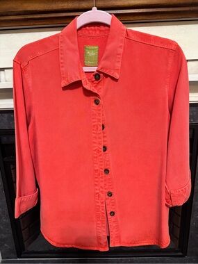 Women's Coral Button-Down Shirt - PulP (If Visible)